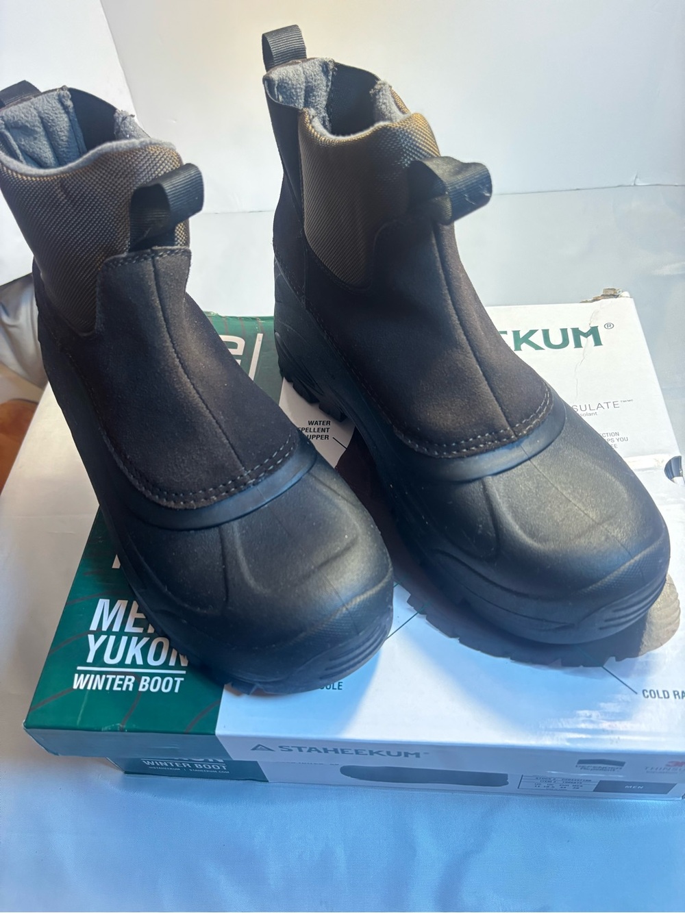 Staheekum Yukon Men's Brown Winter Boots Size 11 New in Box